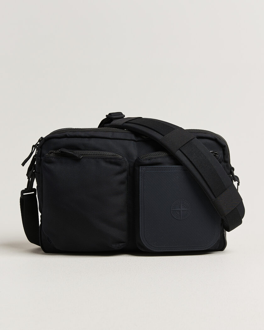 Stone Island Nylon Panama Shoulder Bag Navy Blue – Blau