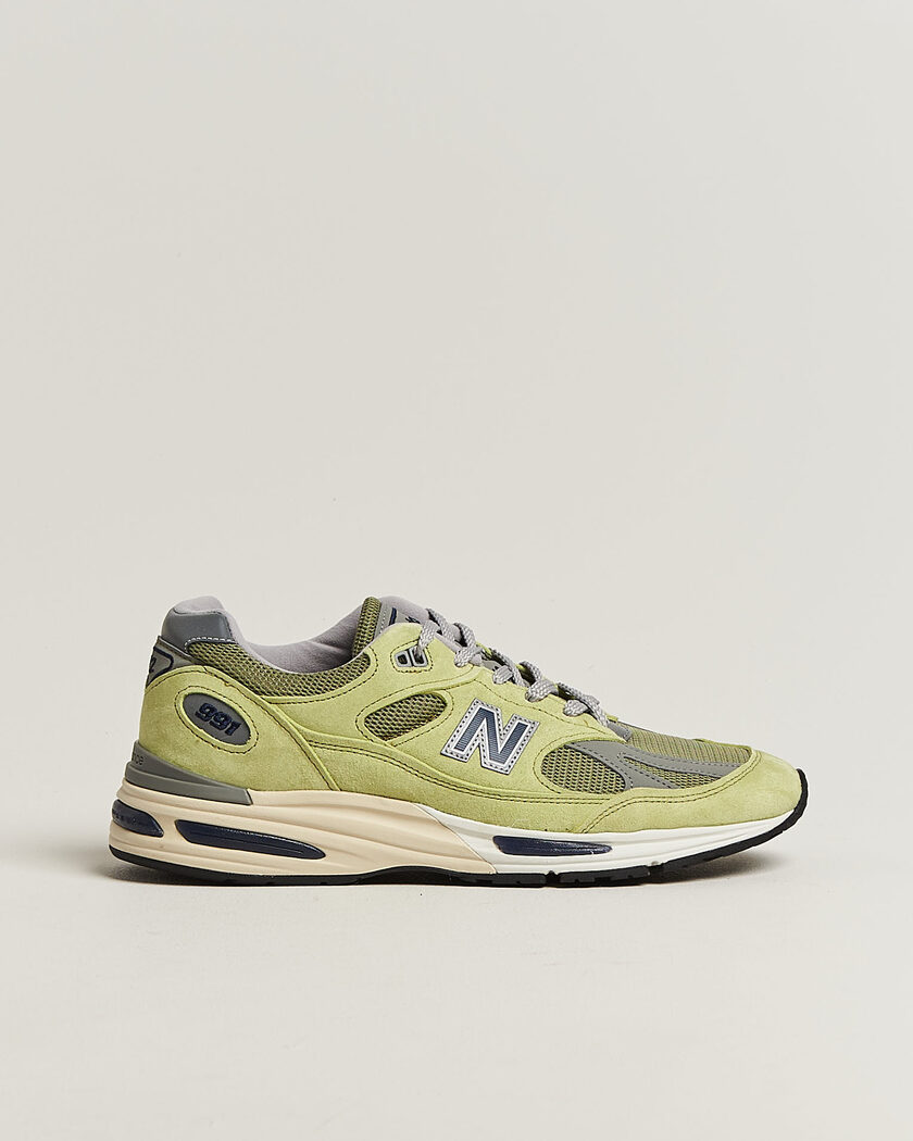 New Balance Made In US & UK New Balance Made in Made in UK 991v2 Green Banana – Grün