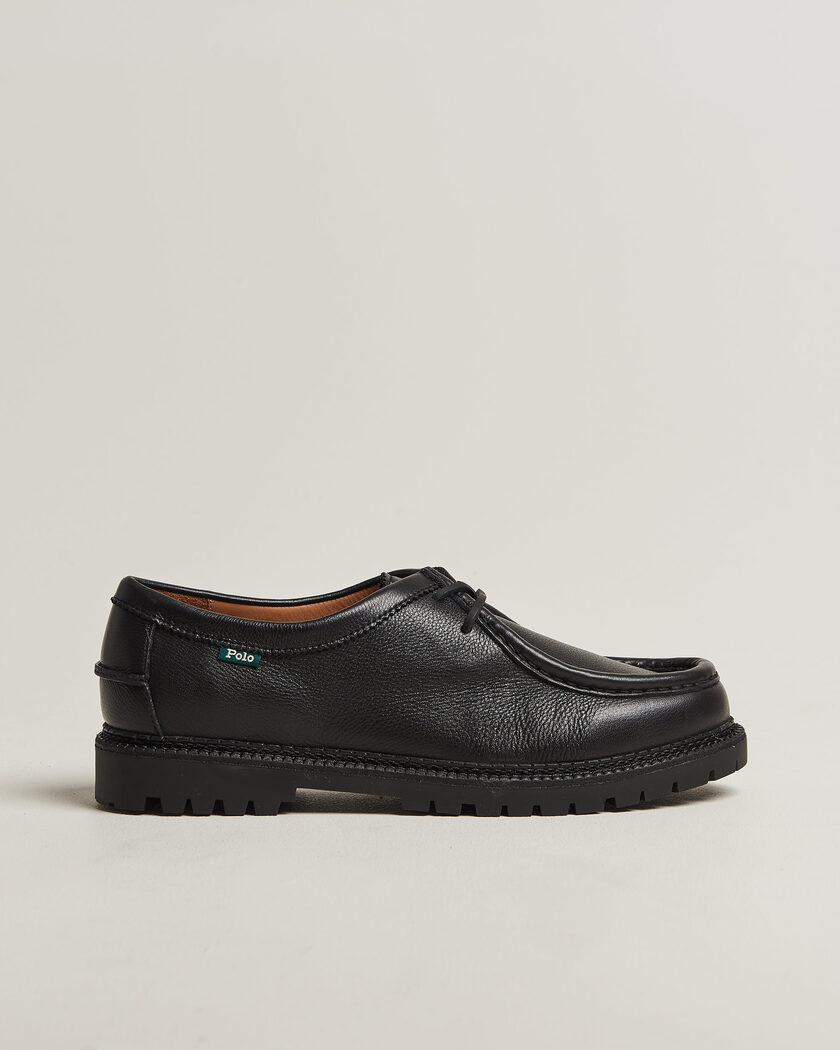 Polo Ralph Lauren Jett Apron Derby Shoe Black – Schwarz