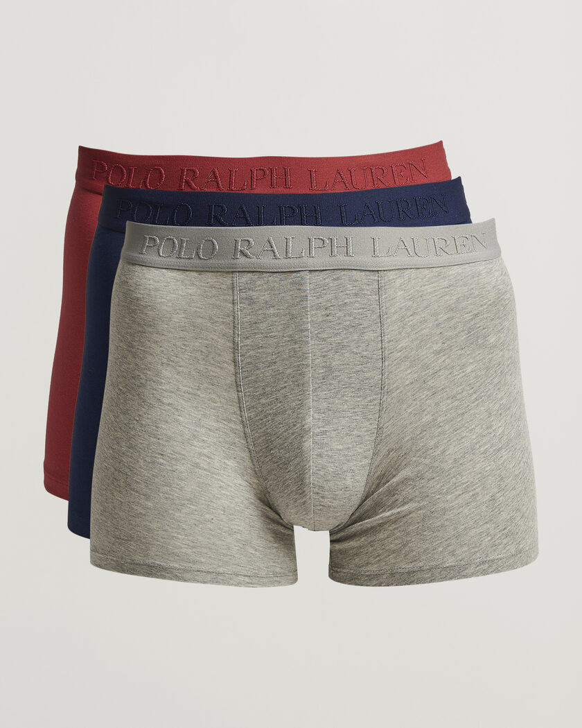 Polo Ralph Lauren 3-Pack Boxer Briefs Navy/Red/Grey – Mehrfarbig