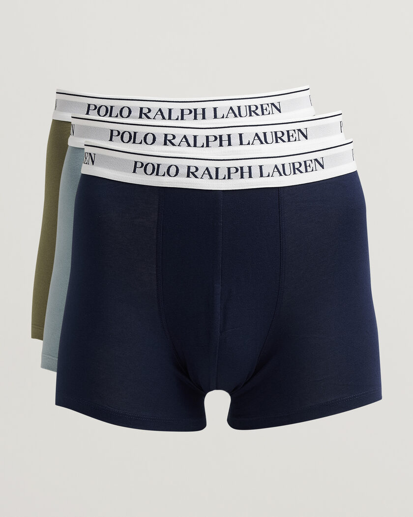 Polo Ralph Lauren 3-Pack Trunks Navy/Blue/White – Mehrfarbig