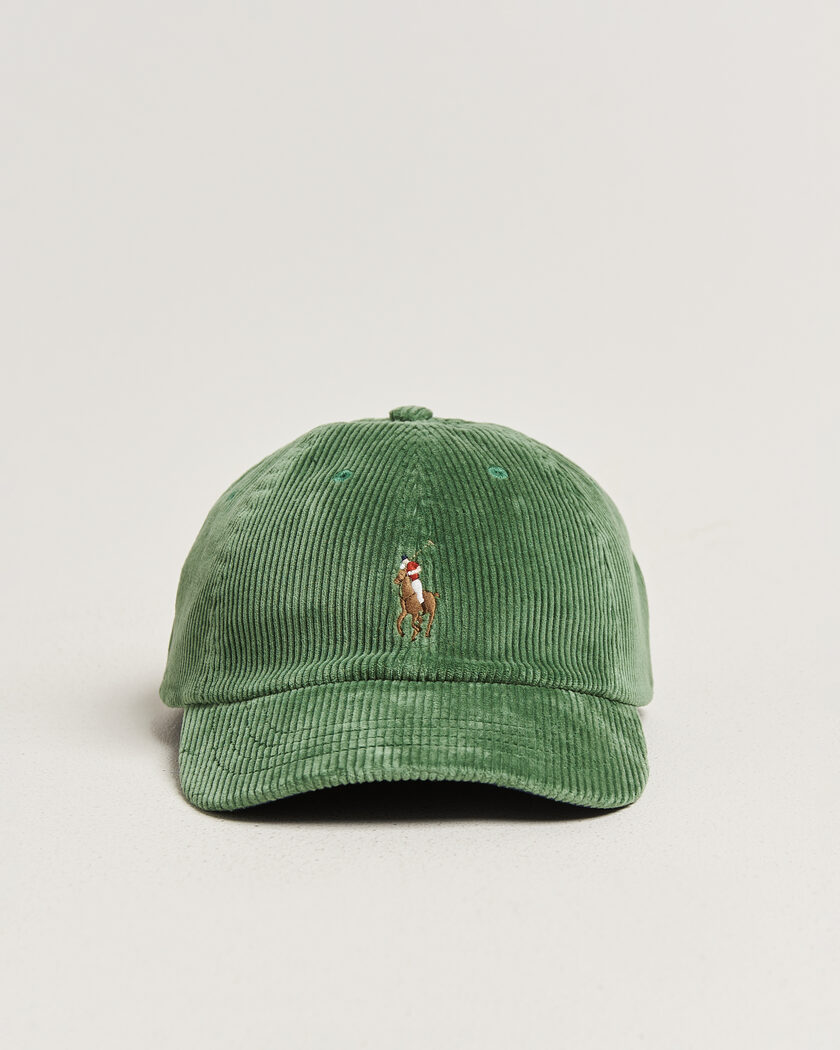 Polo Ralph Lauren Corduroy Cap Meadow Green – Grün