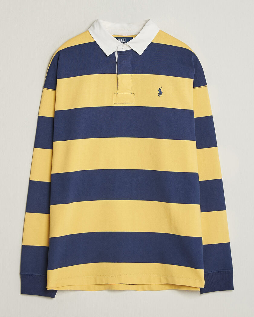 Polo Ralph Lauren Jersey Knitted Rugby Pullover Yellow/Cobolt – Mehrfarbig