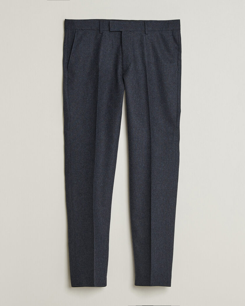 Tiger of Sweden Tenuta Wool Flannel Suit Trousers Midnight Blue – Blau
