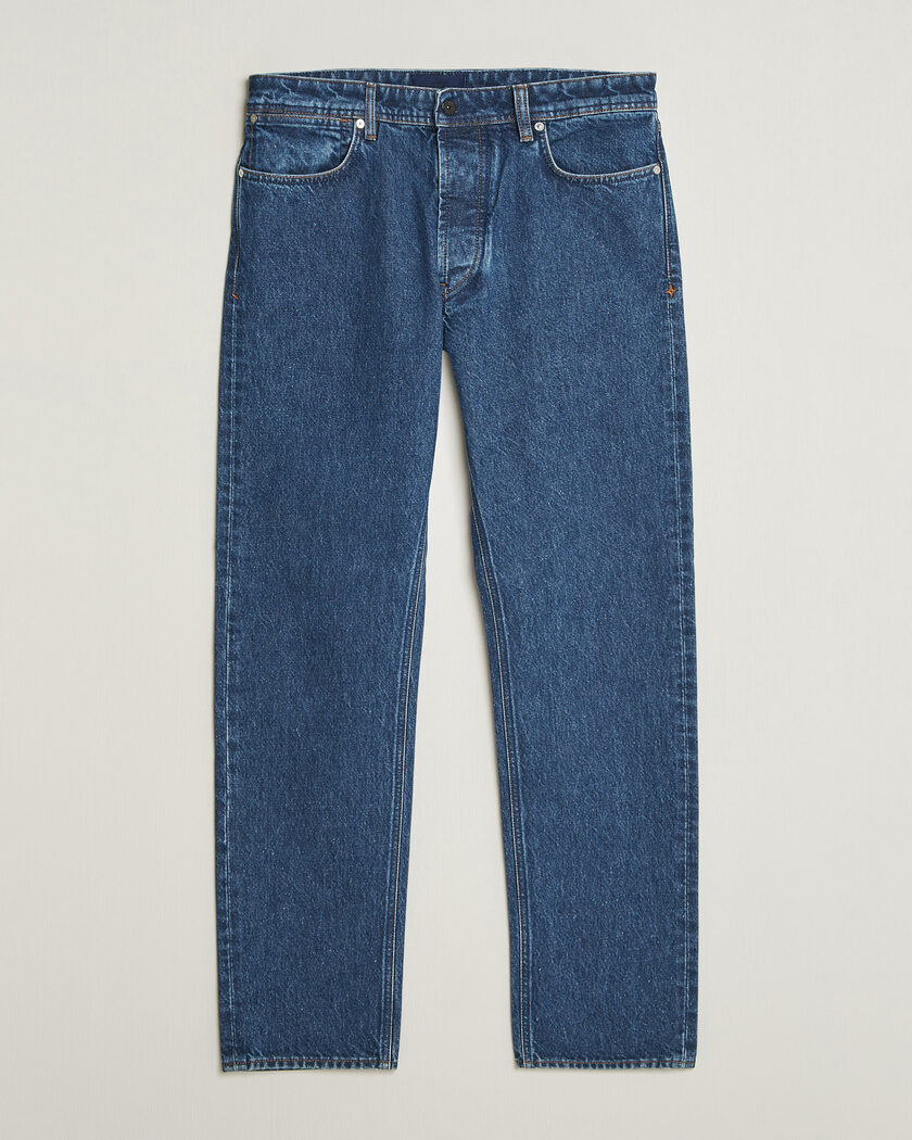 Stone Island Regular Straight Fit Indigo Jeans Blue Medium Wash – Blau