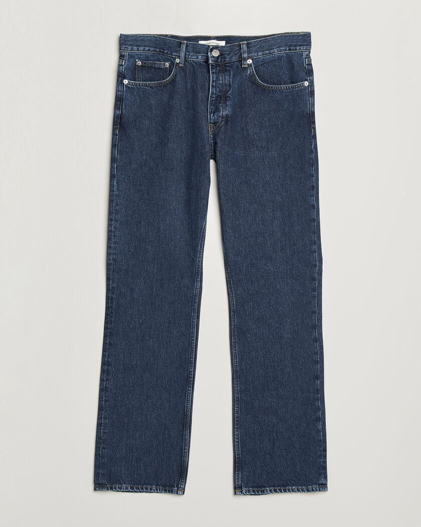 Sunflower Low Straight Jeans Blue Wash – Blau