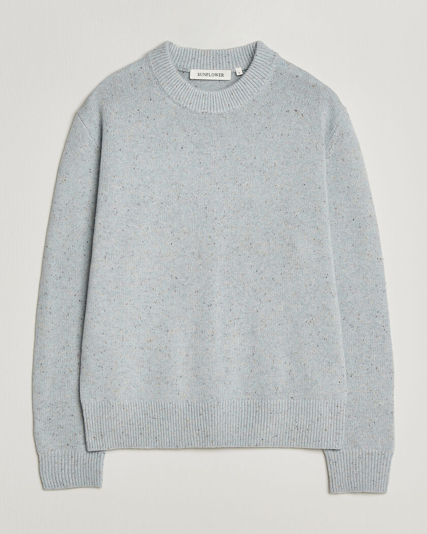 Sunflower Moon Donegal Sweater Light Blue – Blau
