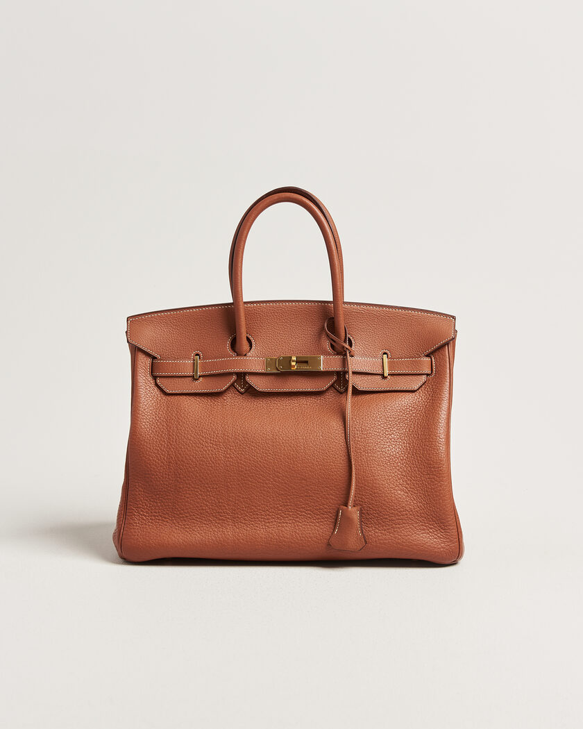 Hermès Pre-Owned Birkin 35 Togo Leather Cognac Brown – Braun