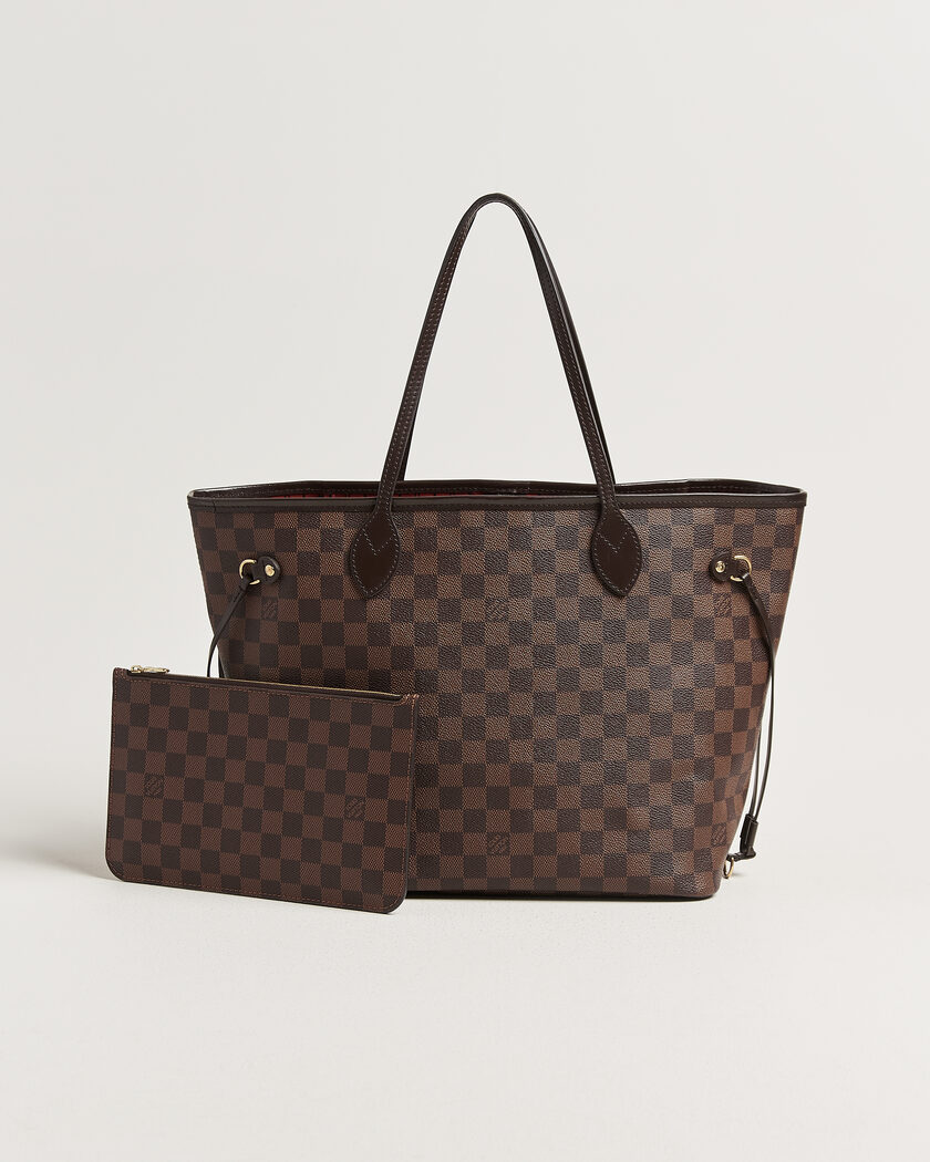 Louis Vuitton Pre-Owned Neverfull MM Damier Ebene – Braun