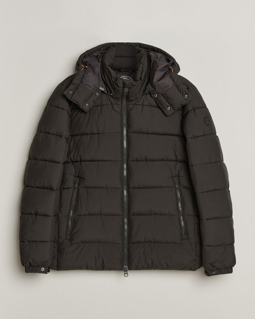 Save The Duck Boris Matt Padded Puffer Brown Black – Schwarz
