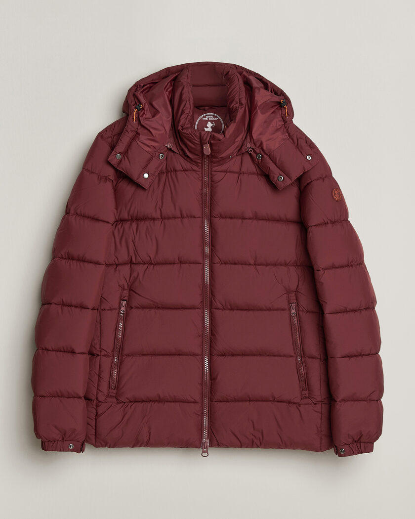 Save The Duck Boris Matt Padded Puffer Wine Red – Rot