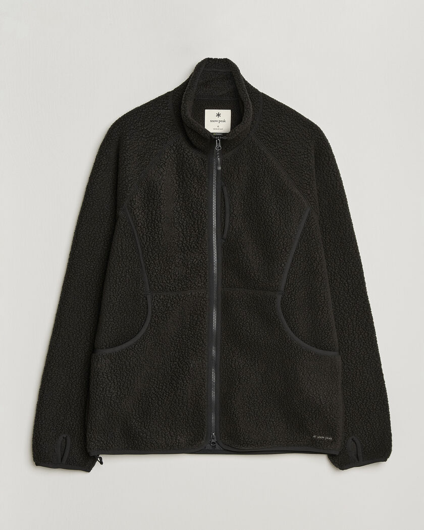 Snow Peak Thermal Boa Fleece Jacket Black – Schwarz