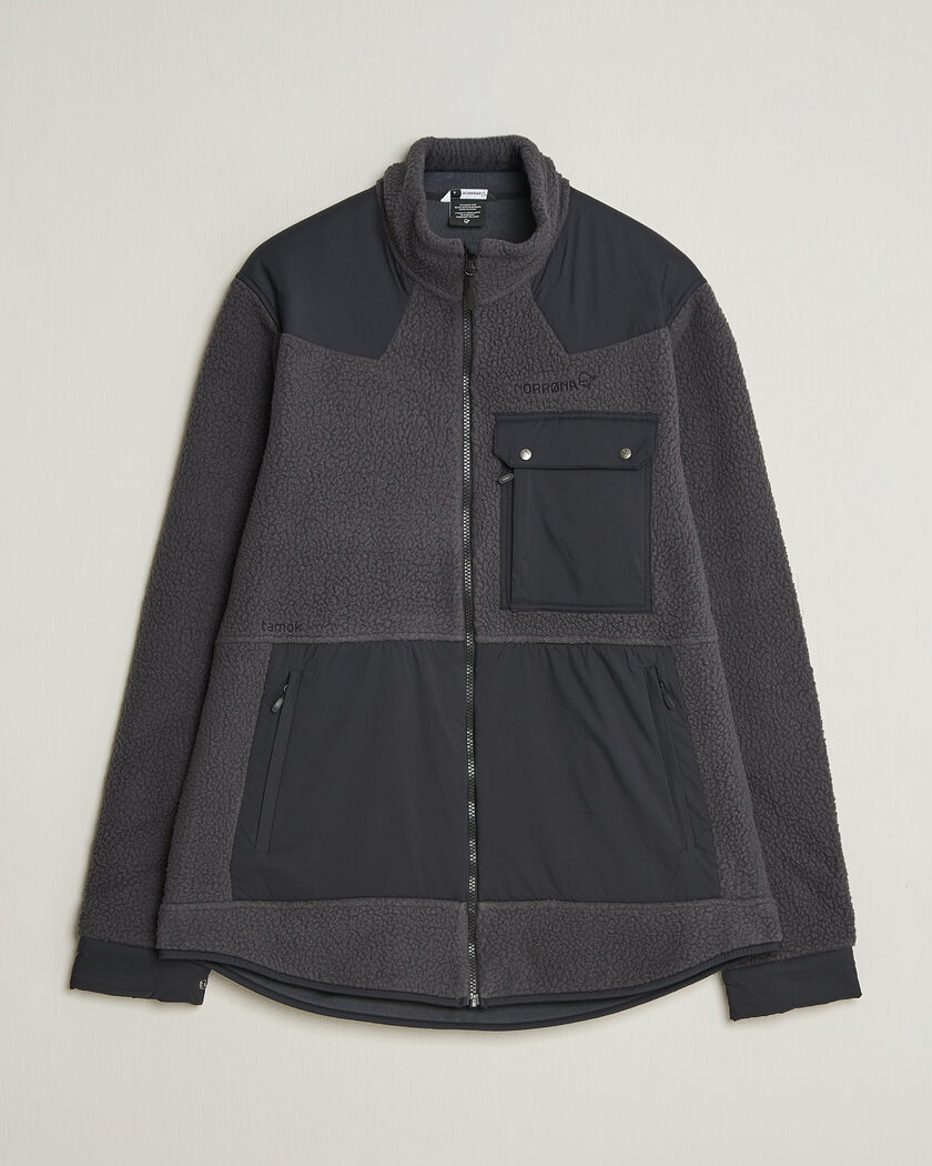 Norrøna Tamok Warm3 Fleece Jacket Phantom – Grau