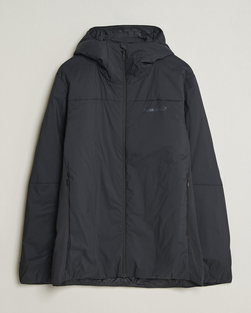 Norrøna Femund Thermo Zip Hood Caviar Black – Schwarz