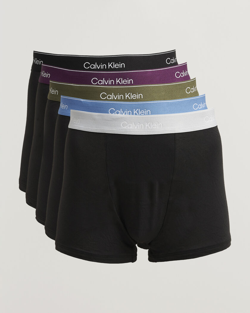 Calvin Klein 5-Pack Icon Cotton Stretch Relaxed Trunk Black – Schwarz