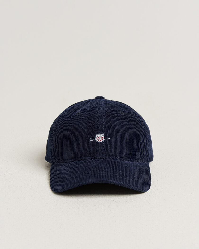 Gant Corduroy Cap Marine – Blau