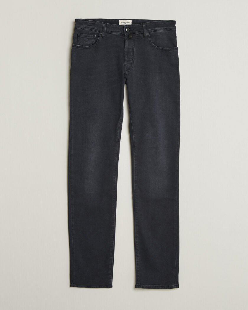 Jacob Cohën Bard Slim Fit Stretch Jeans Washed Black – Schwarz