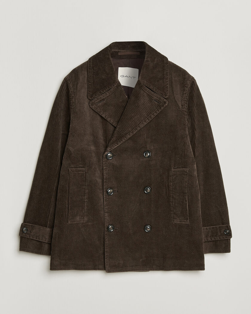 Gant Corduroy Peacoat Black Brown – Braun