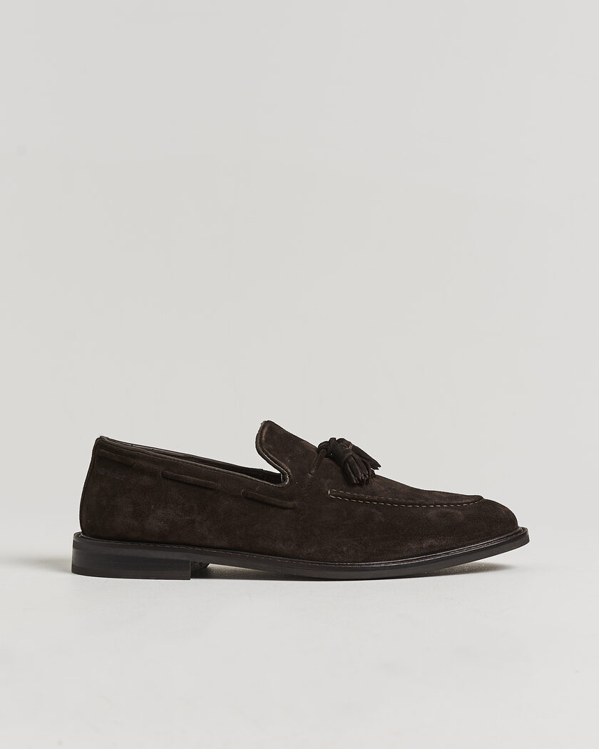 Gant Lozham Suede Tassle Loafer Dark Brown – Braun