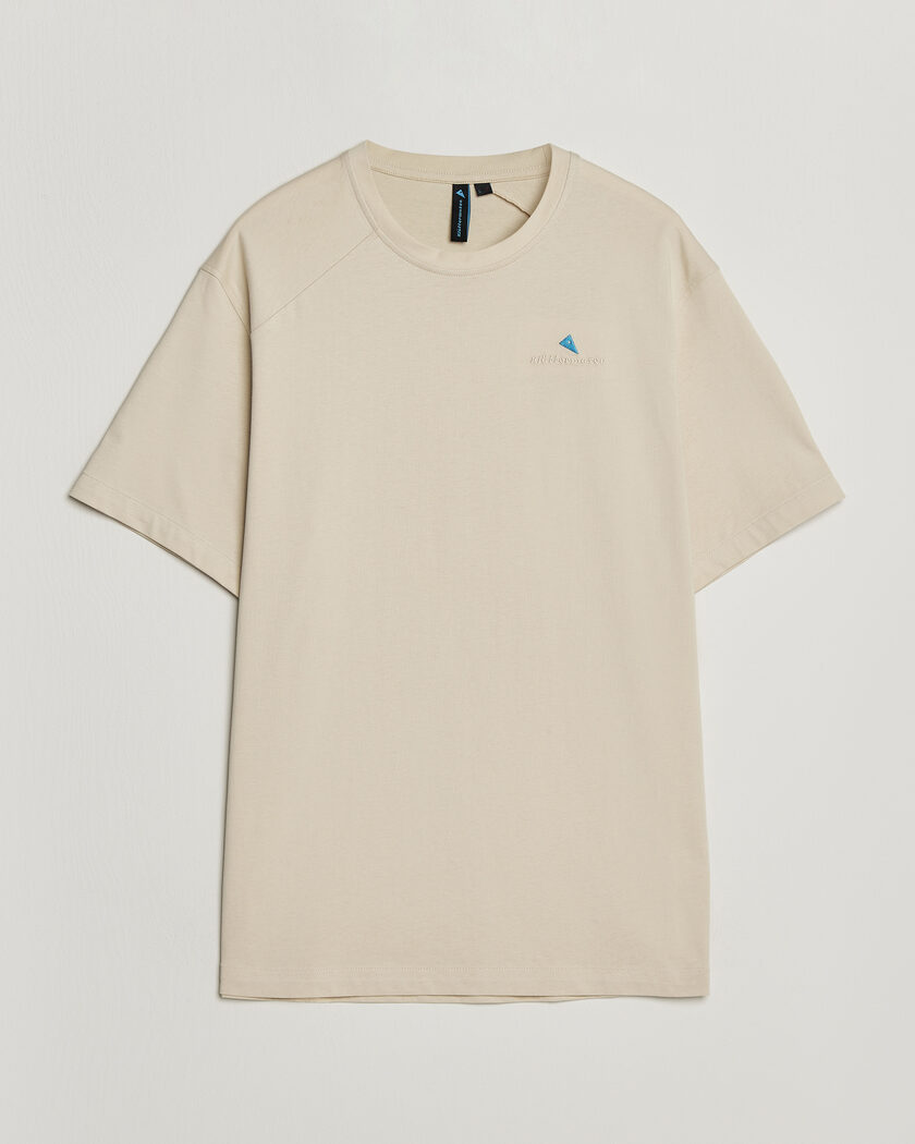 Klättermusen Root Logo T-Shirt Clay – Weiß