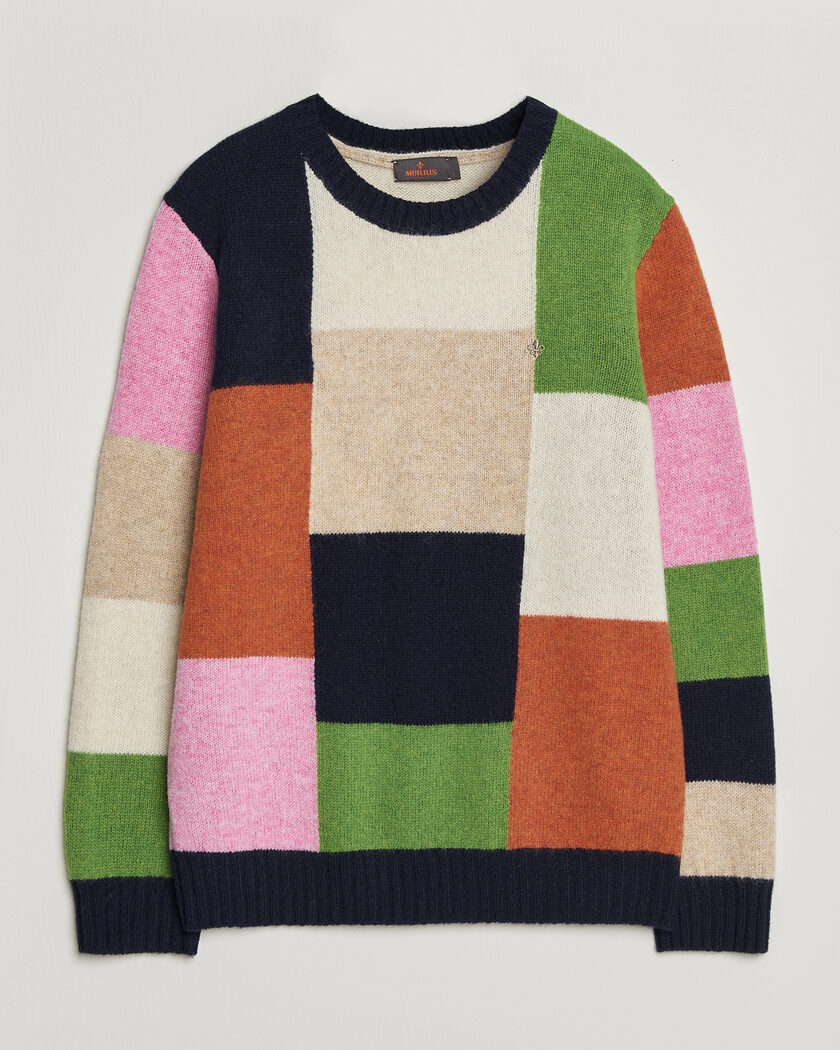 Morris Hubert Sweater Navy – Mehrfarbig