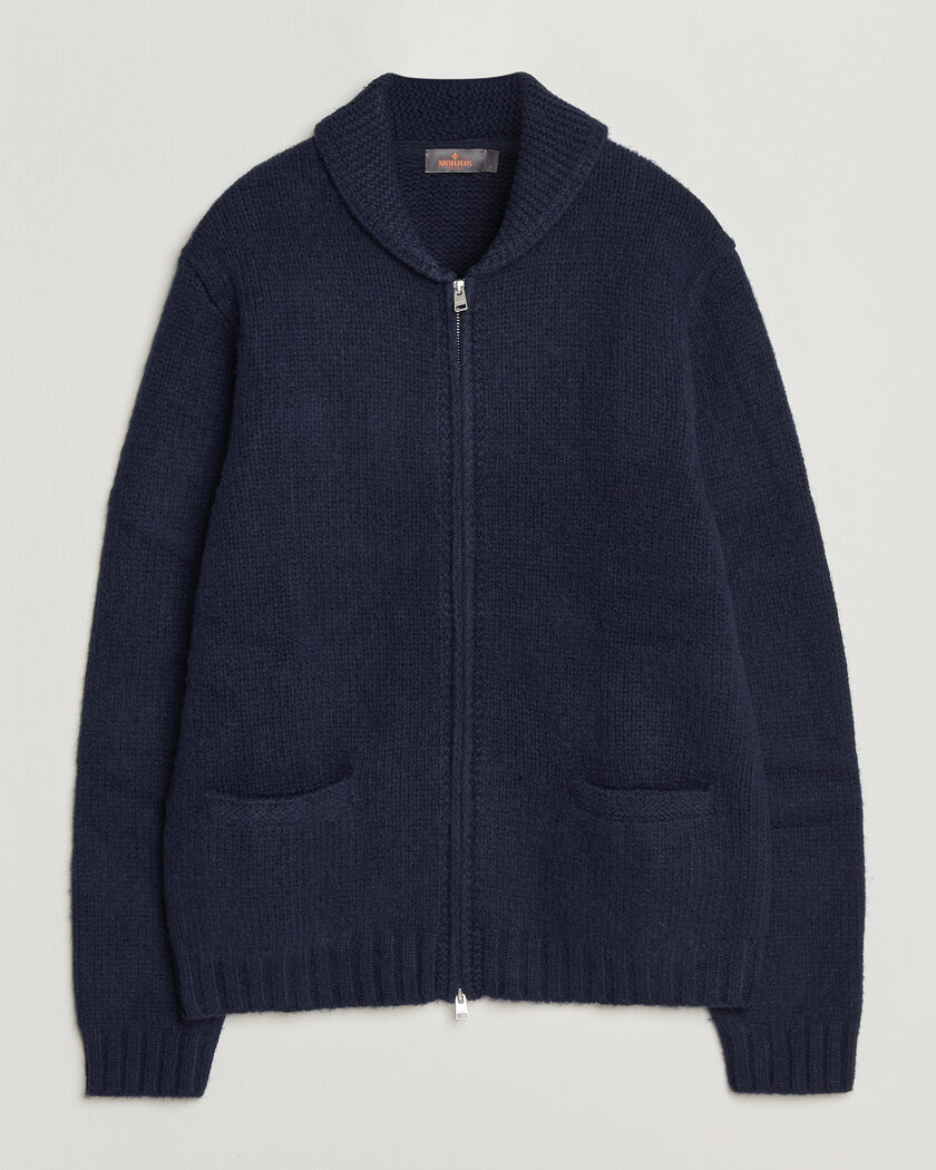 Morris Boyd Zip Cardigan Navy – Blau