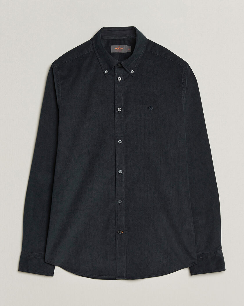 Morris Douglas Cord Shirt Blue – Blau