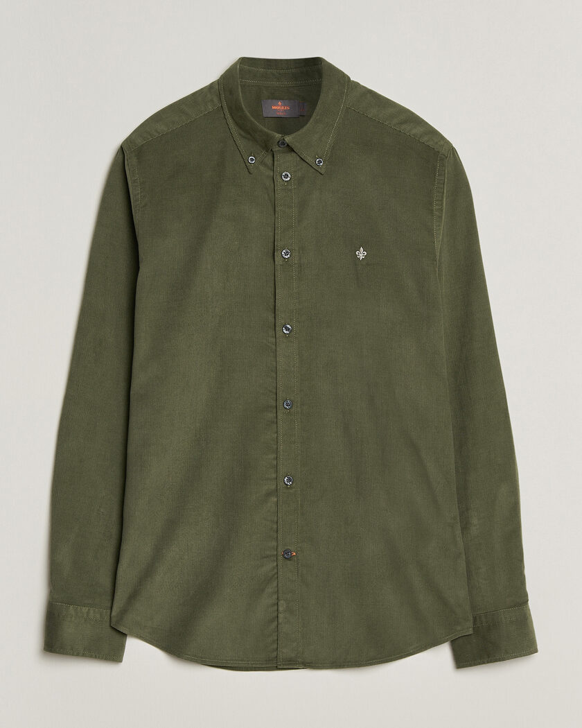 Morris Douglas Cord Shirt Olive – Grün