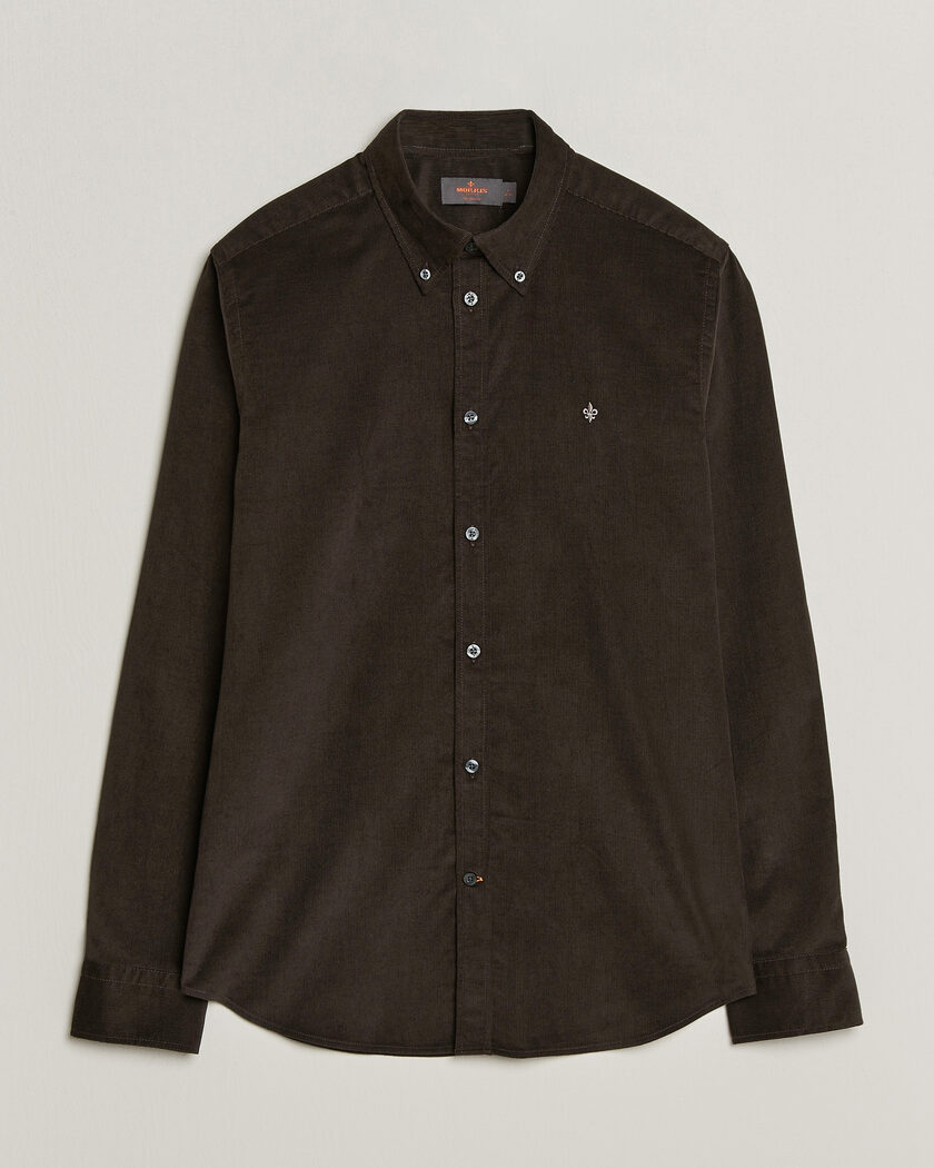 Morris Douglas Cord Shirt Brown – Braun
