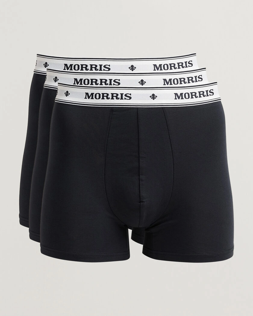 Morris Boxer Brief 3-Pack Old Blue – Blau