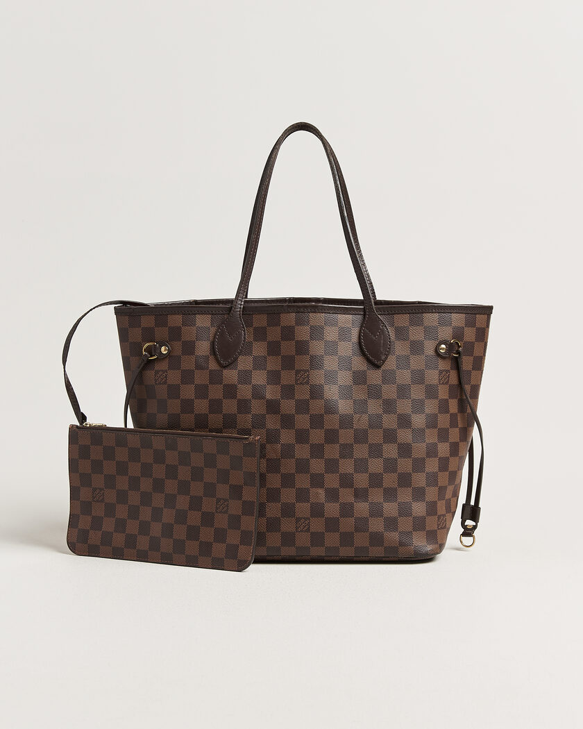 Louis Vuitton Pre-Owned Neverfull MM Damier Ebene – Braun