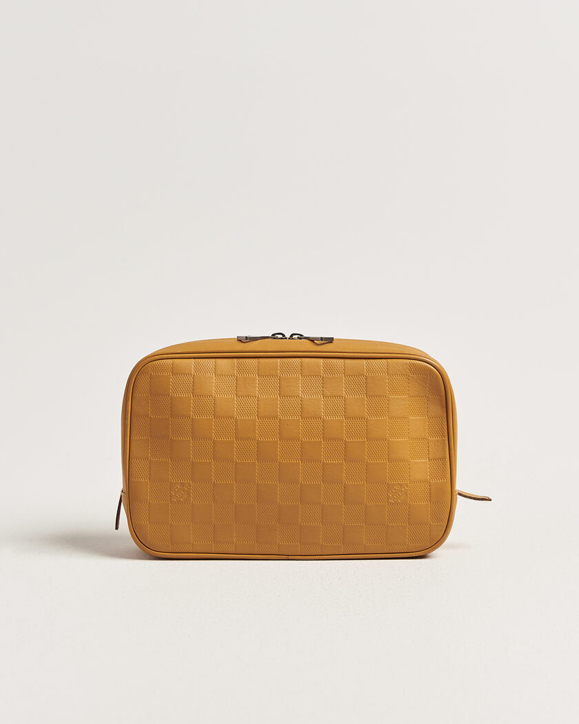 Louis Vuitton Pre-Owned Toiletry Bag Damier Infini Yellow – Gelb