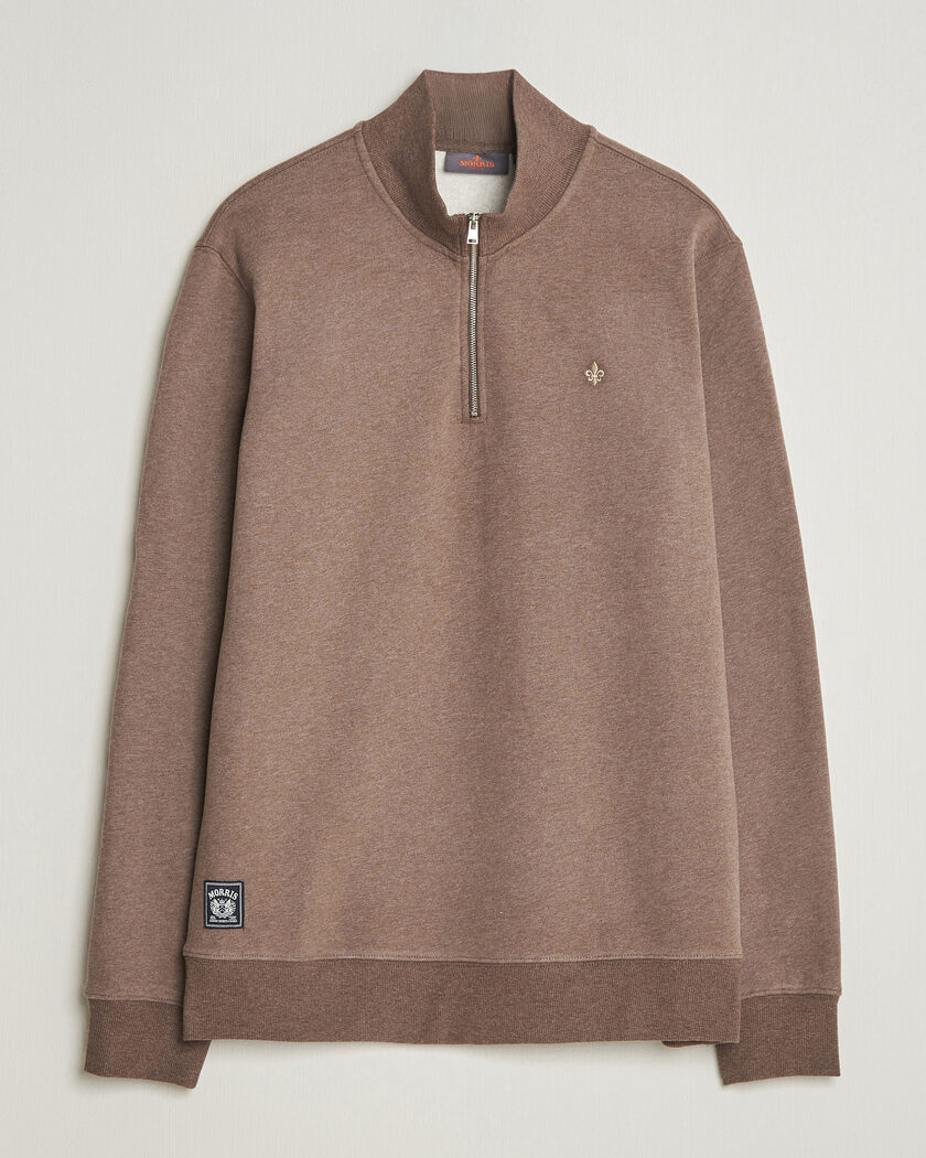 Morris Brandon Lily Half Zip Brown – Braun