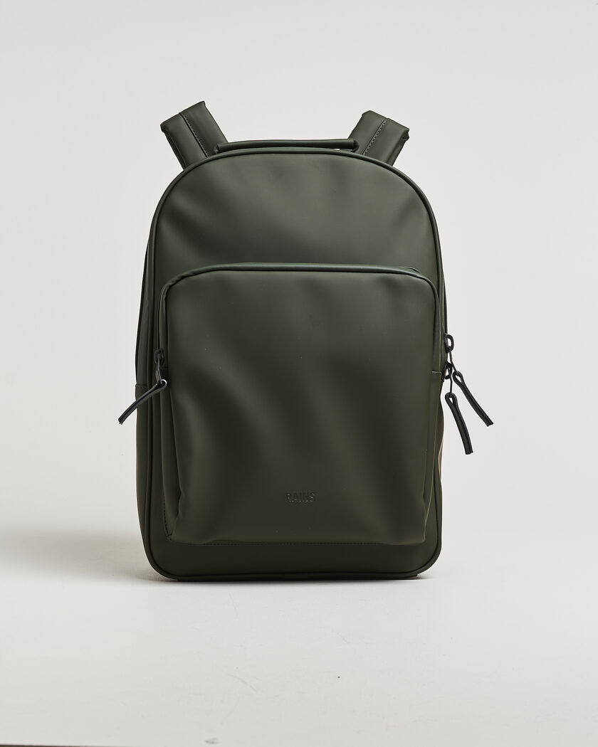 RAINS Book Daypack Backpack Green – Grün