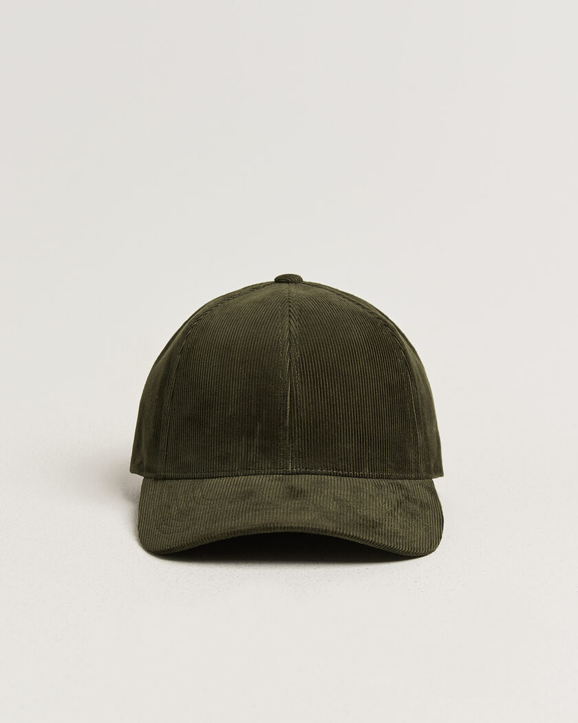 Varsity Headwear Corduroy Baseball Cap Palude Green – Grün
