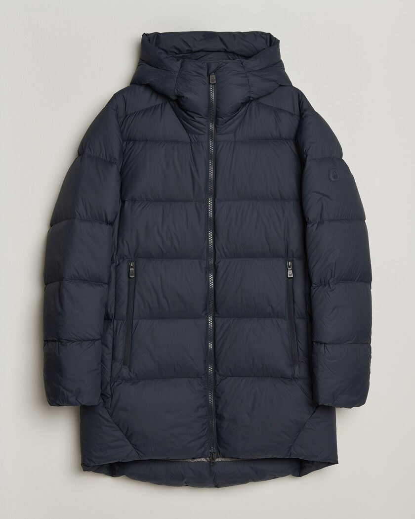 Sail Racing Cloud Down Hooded Parka Dark Navy – Blau