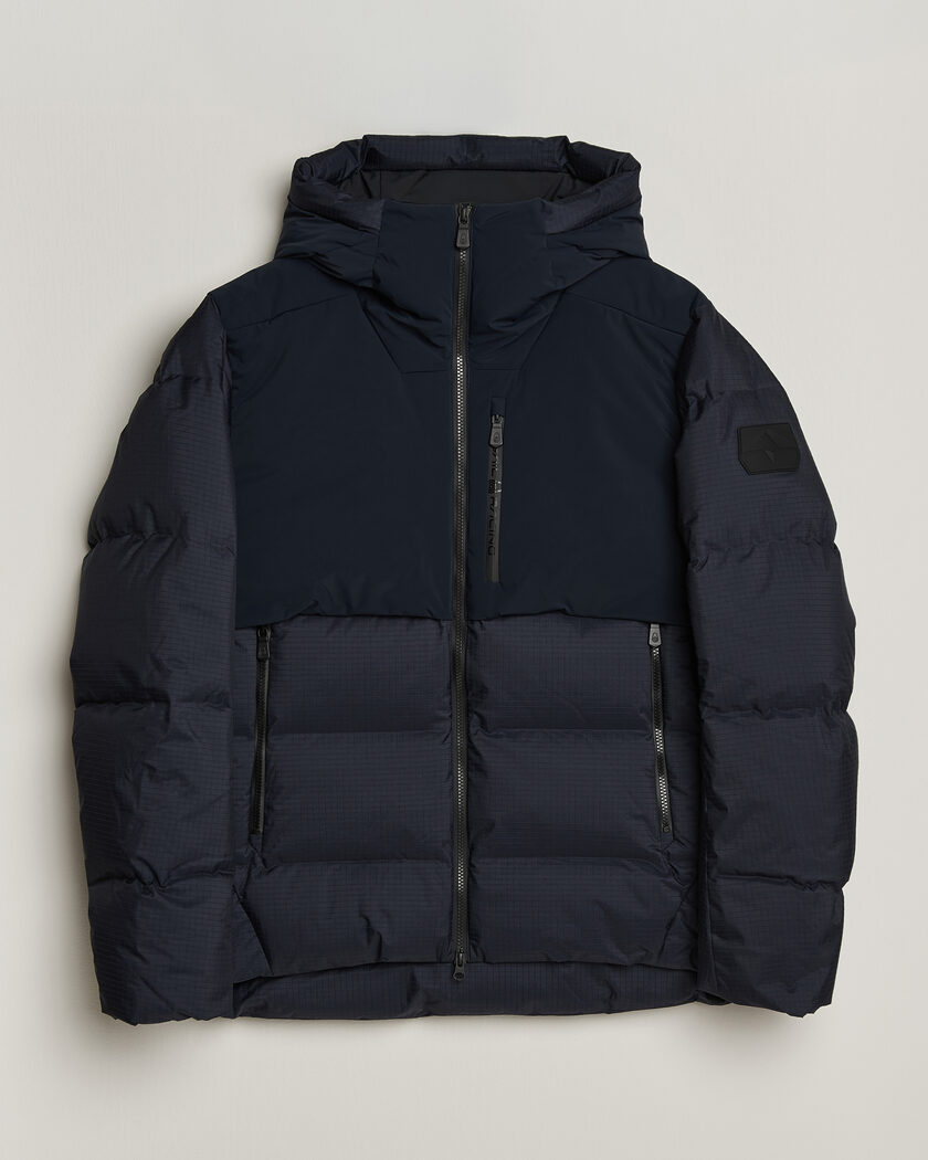 Sail Racing Polar Down Hooded Jacket Dark Navy – Blau