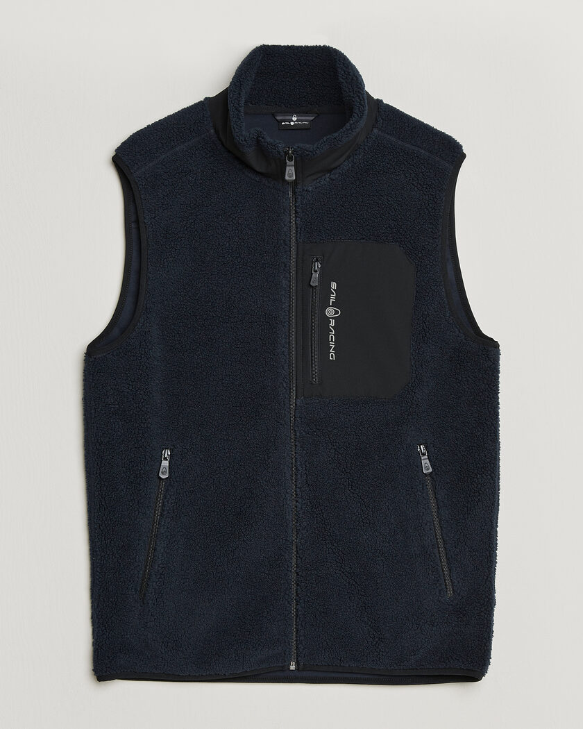 Sail Racing Bowman Pile Vest Dark Navy – Blau
