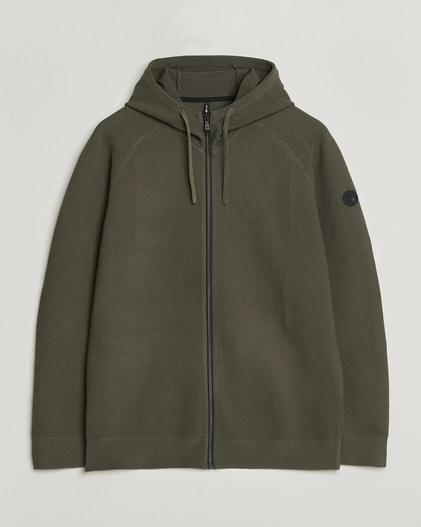 Sail Racing Element Seamless Full Zip Hoodie Mud Green – Grün