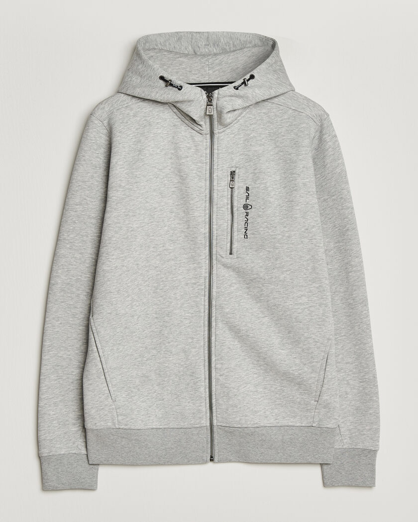 Sail Racing Bowman Full Zip Hoodie Grey Melnage – Grau