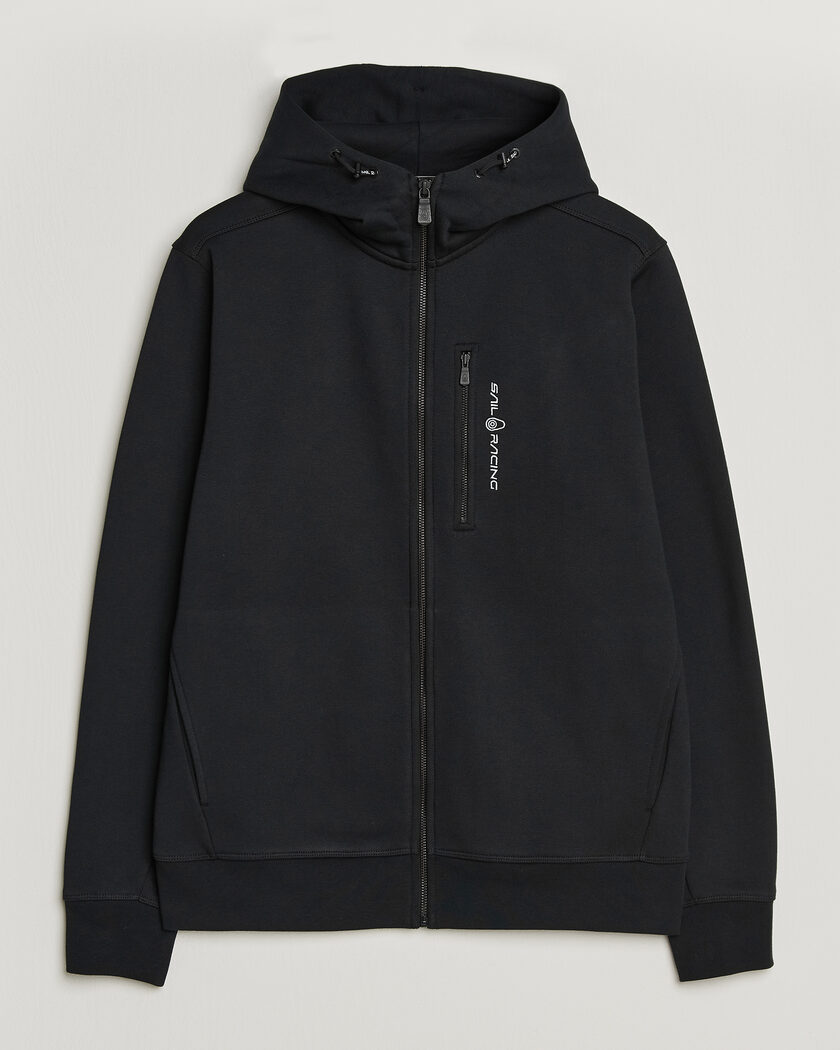 Sail Racing Bowman Full Zip Hoodie Carbon – Schwarz