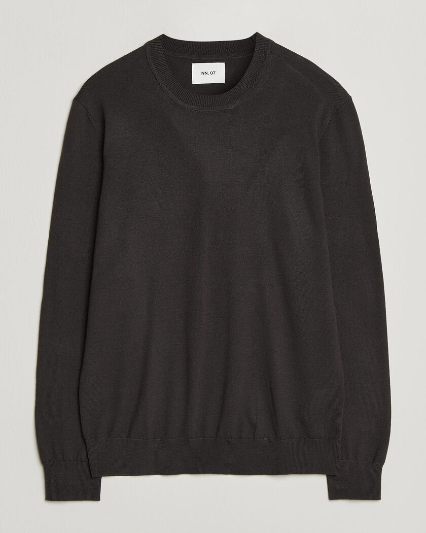 NN07 Ted Merino Crew Neck Pullover Deep Truffle – Braun
