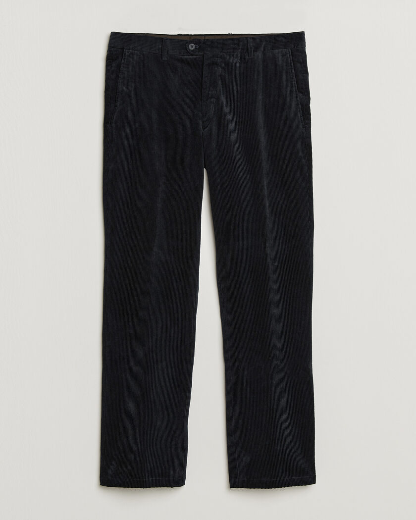 Oscar Jacobson Dandy Corduroy Trousers Navy – Blau