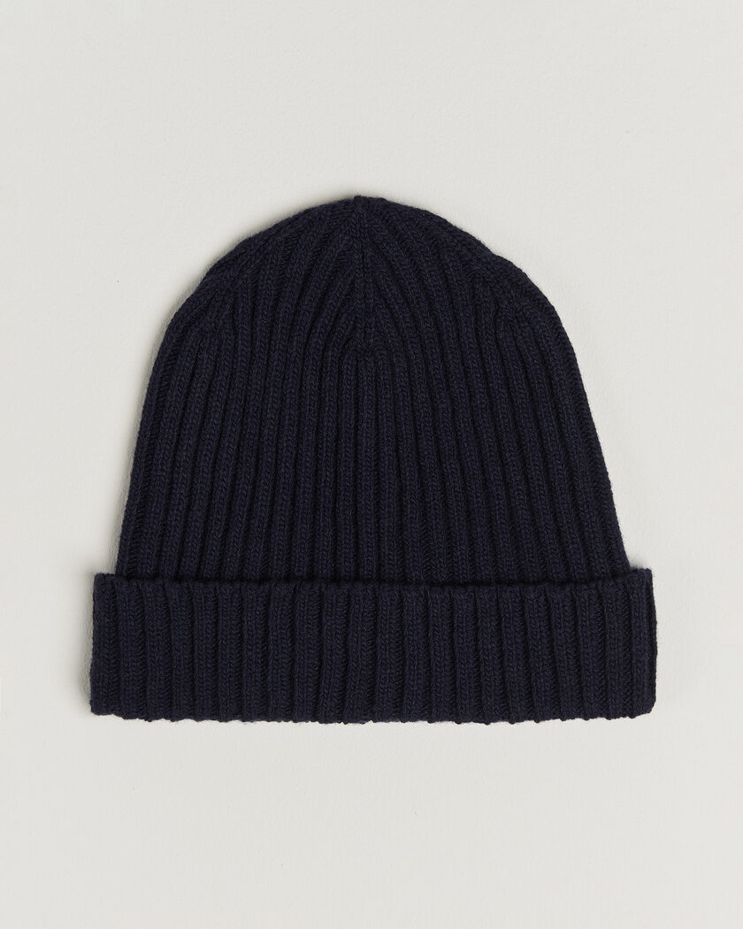 Stenströms Brushed Merino Beanie  Navy – Blau