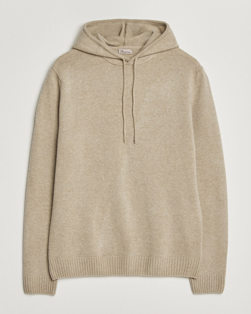 Stenströms Brushed Merino Hood Beige – Beige