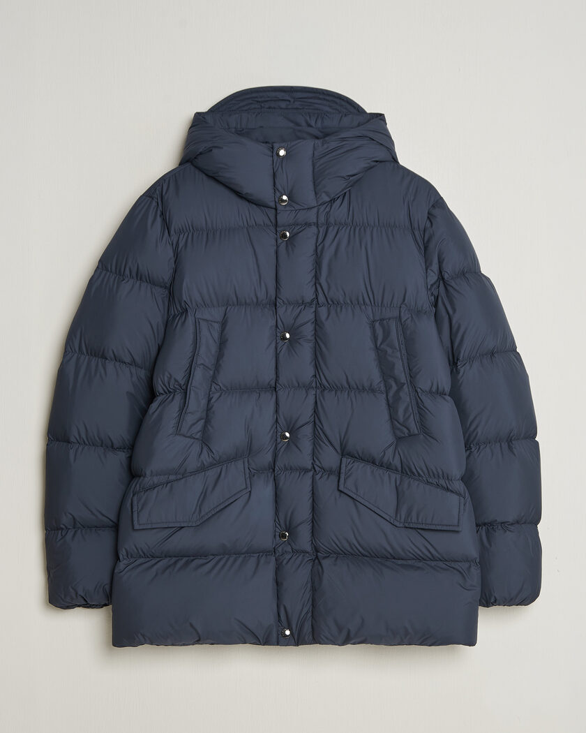 Woolrich Cloud Davis Parka Melton Blue – Blau