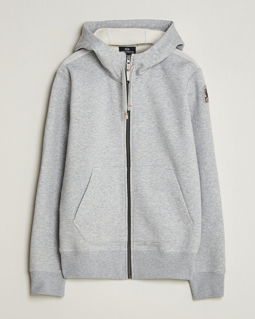 Parajumpers Charlie Super Easy Full Zip Ash Grey Melange – Grau