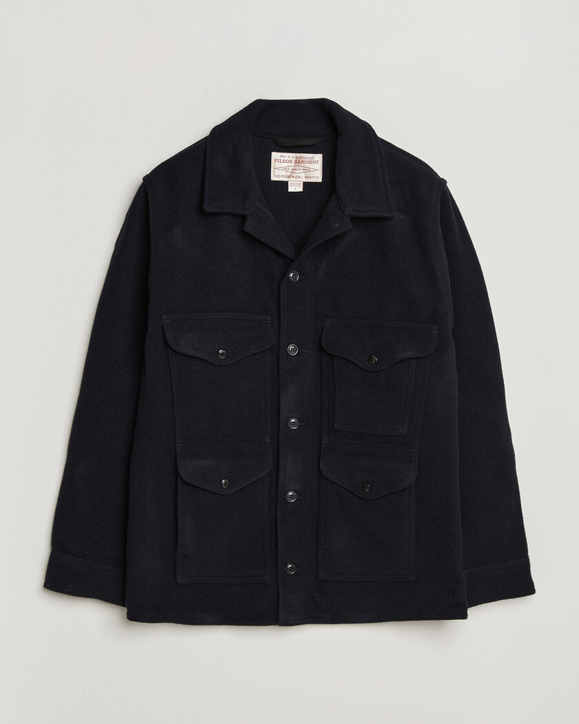 Filson Mackinaw Wool Cruiser Dark Navy – Blau