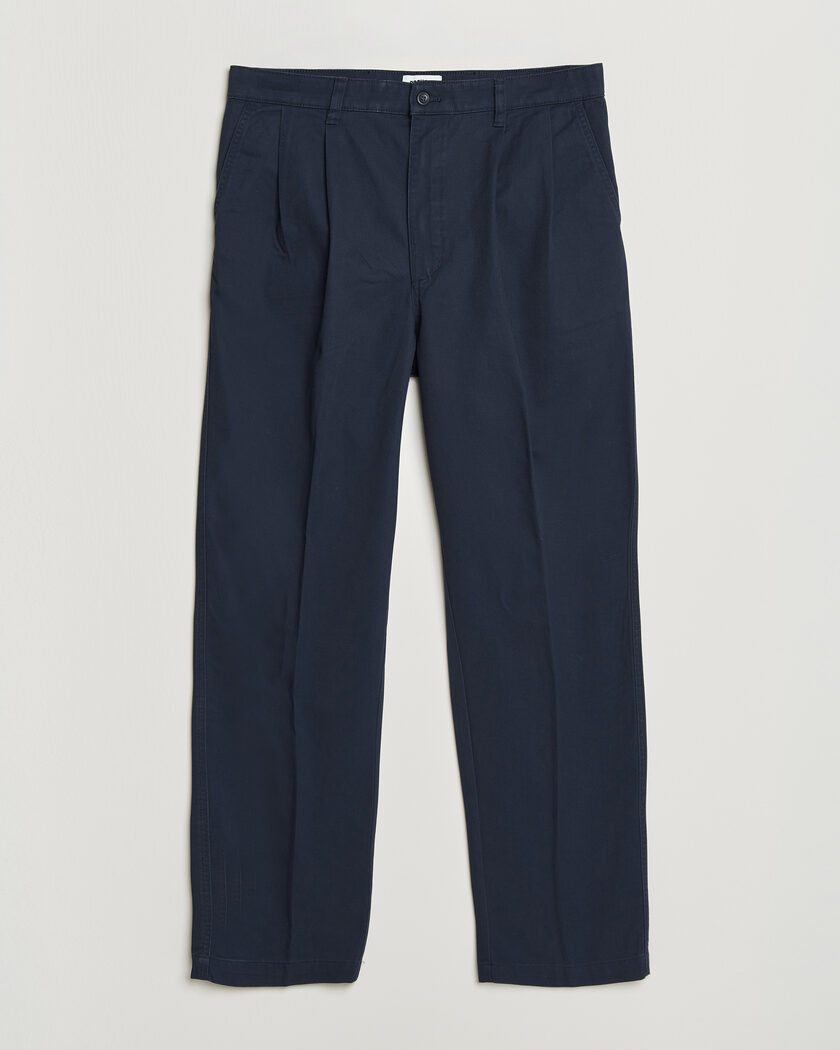 Dockers Original Pleated Chino Loose Navy – Blau