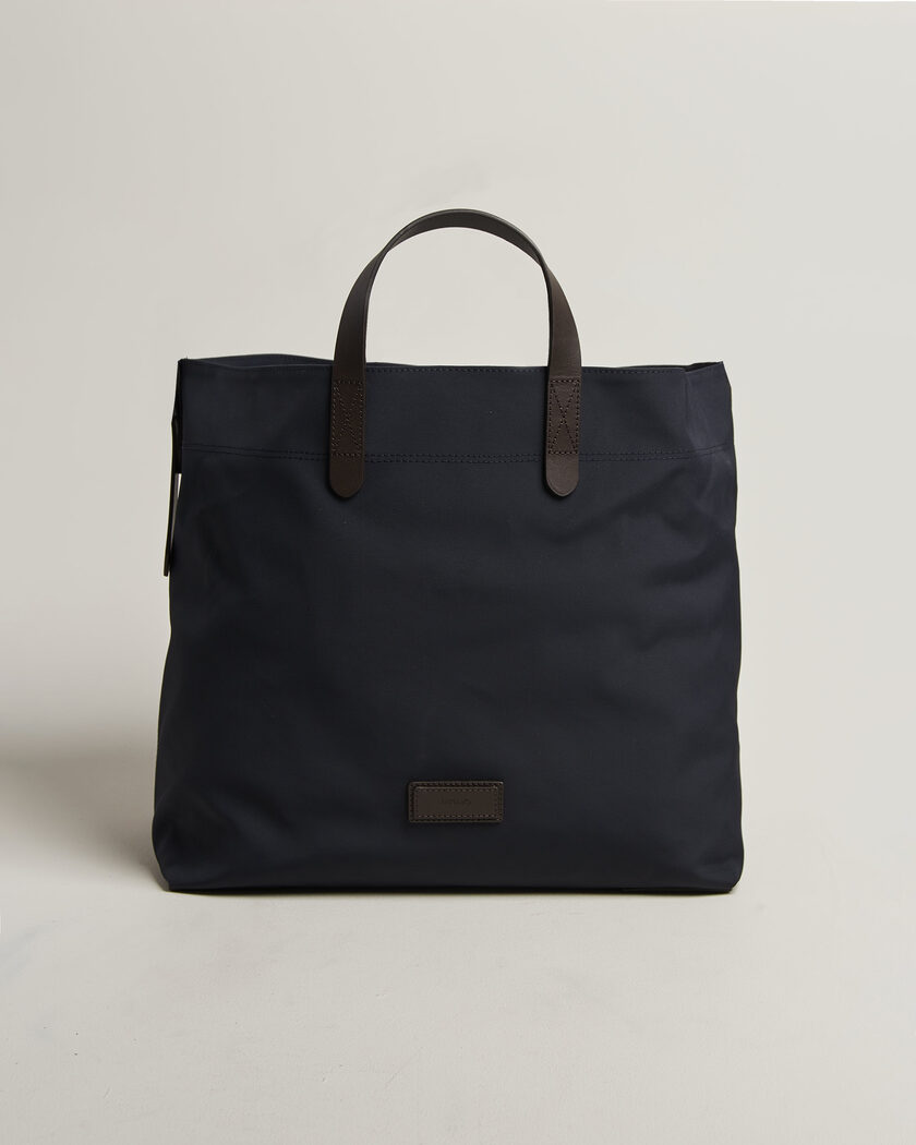 Mismo M/S Companion Tote Bag Navy/Dark Brown – Blau